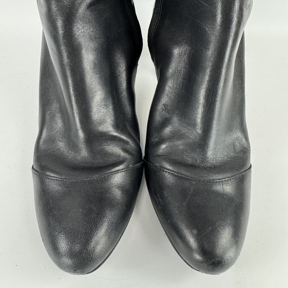 Cole Haan Miriam Black Leather Tall Riding Boots Women's Size 10 B - Picture 5 of 11